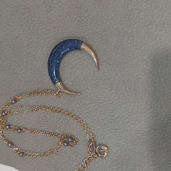 Betsey Johnson CESETIAL MOON NECKLACE - Picture 4 of 5